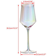 Load image into Gallery viewer, Rainbow Wine Glass