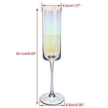 Load image into Gallery viewer, Rainbow Wine Glass