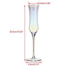 Load image into Gallery viewer, Rainbow Wine Glass