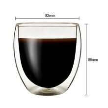 Load image into Gallery viewer, New 200 / 250 / 450ml Double-walled Borosilicate GlassHeat-resistant Glass