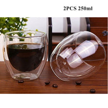 Load image into Gallery viewer, Heat-resistant Double Wall Glass Cup