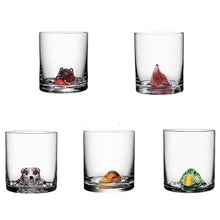Load image into Gallery viewer, 400ml Creative Coffee Mug Cute Animal Double Glass
